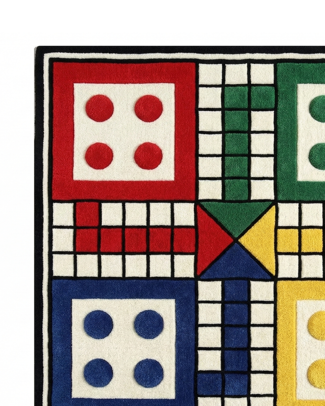 Classic Ludo Rug | HandTufted Custom Rug