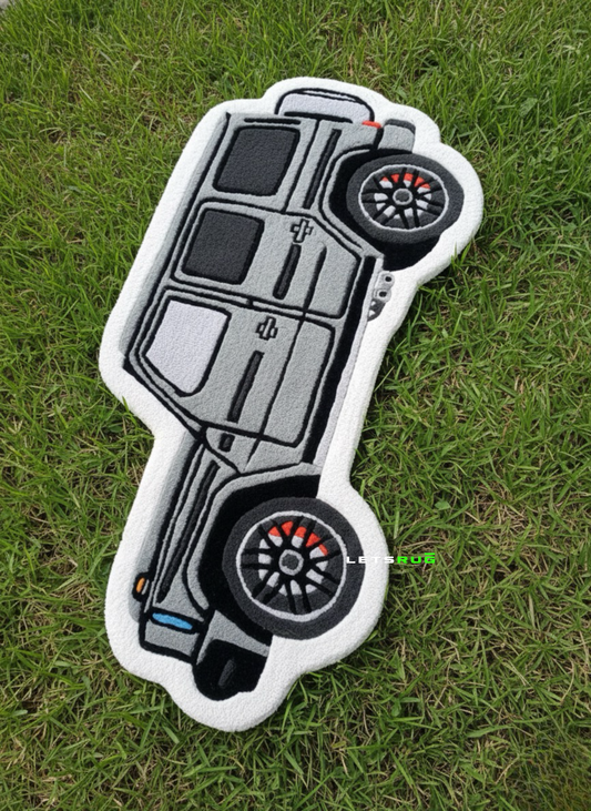 Car Design Rug | HandTufted Custom Rug