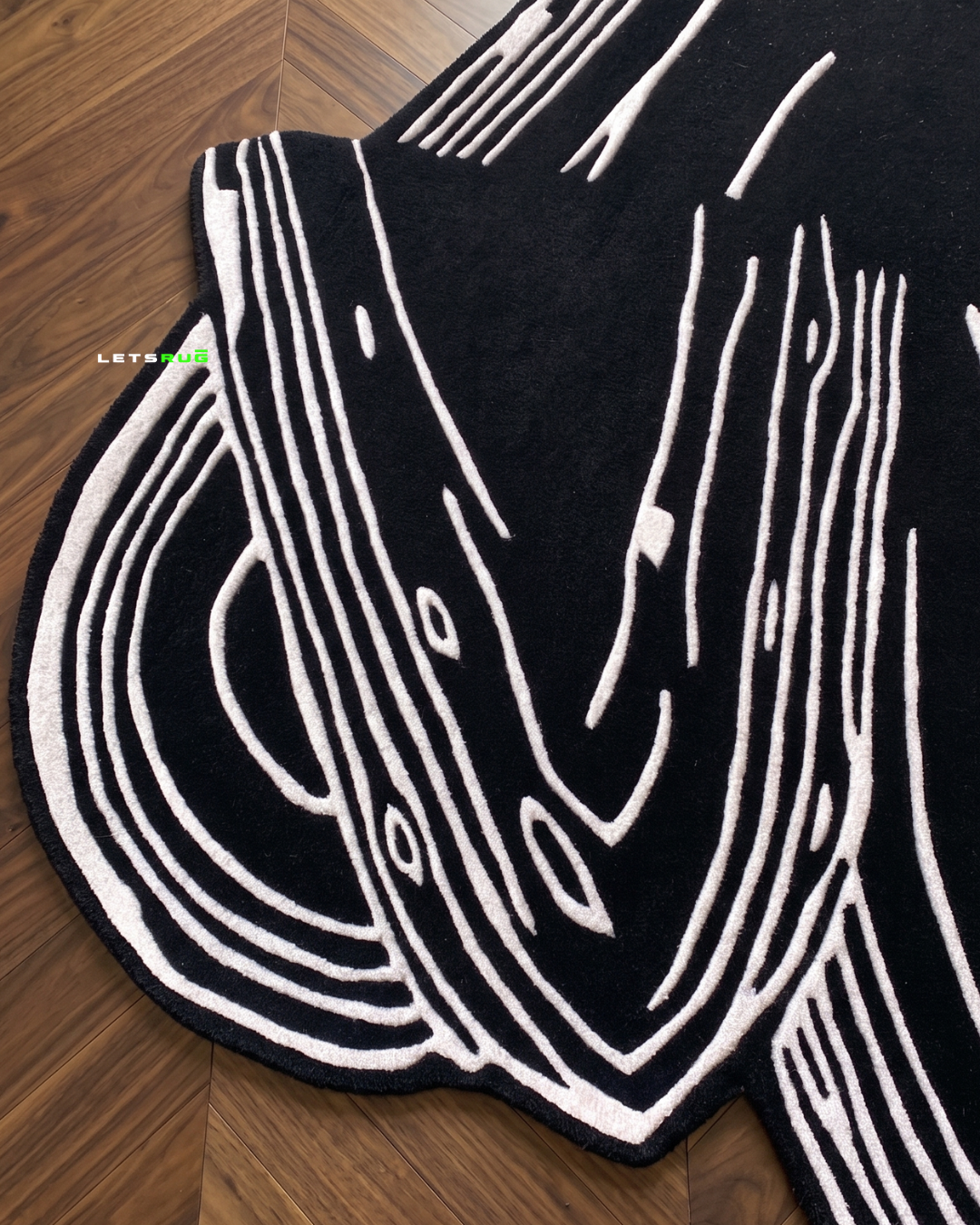InkWave Rug | HandTufted Custom Rug