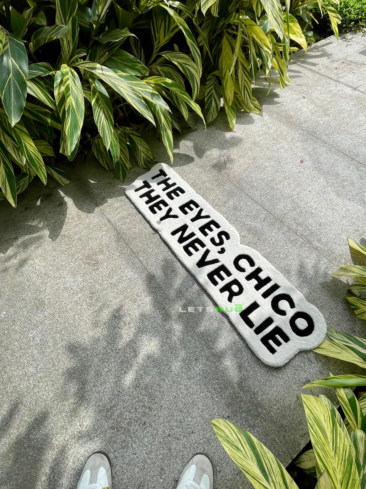 The Eyes Chico They Never Lie | HandTufted Rug
