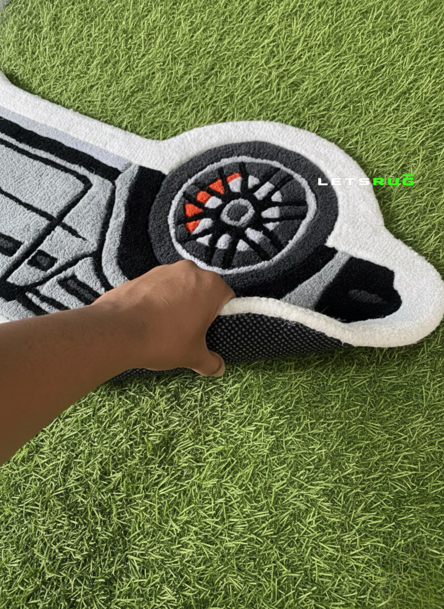 Car Design Rug | HandTufted Custom Rug