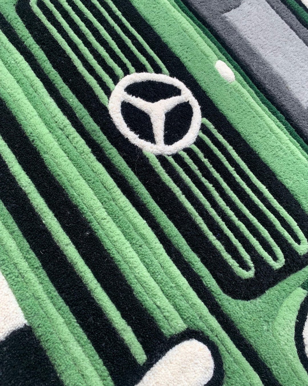Luxury Car Rug | Hand Tufted Custom Rug