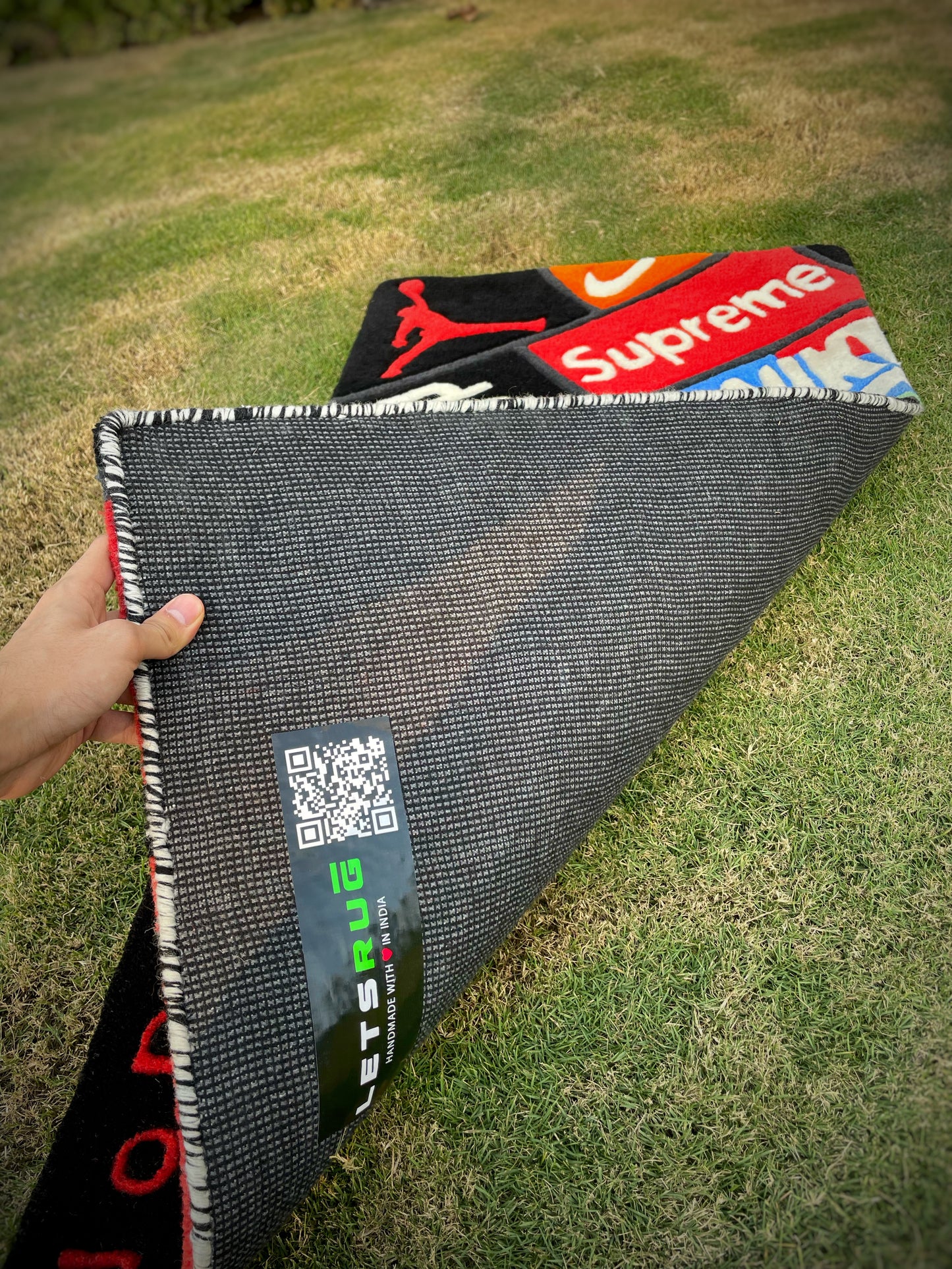 Sneaker Box Bedside Custom Rug