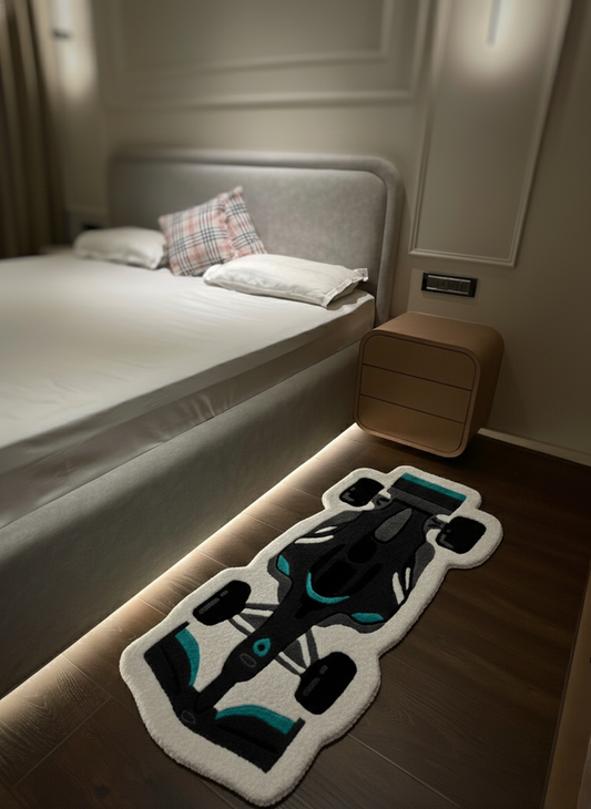 Sports Car Rug | HandTufted Custom Rug