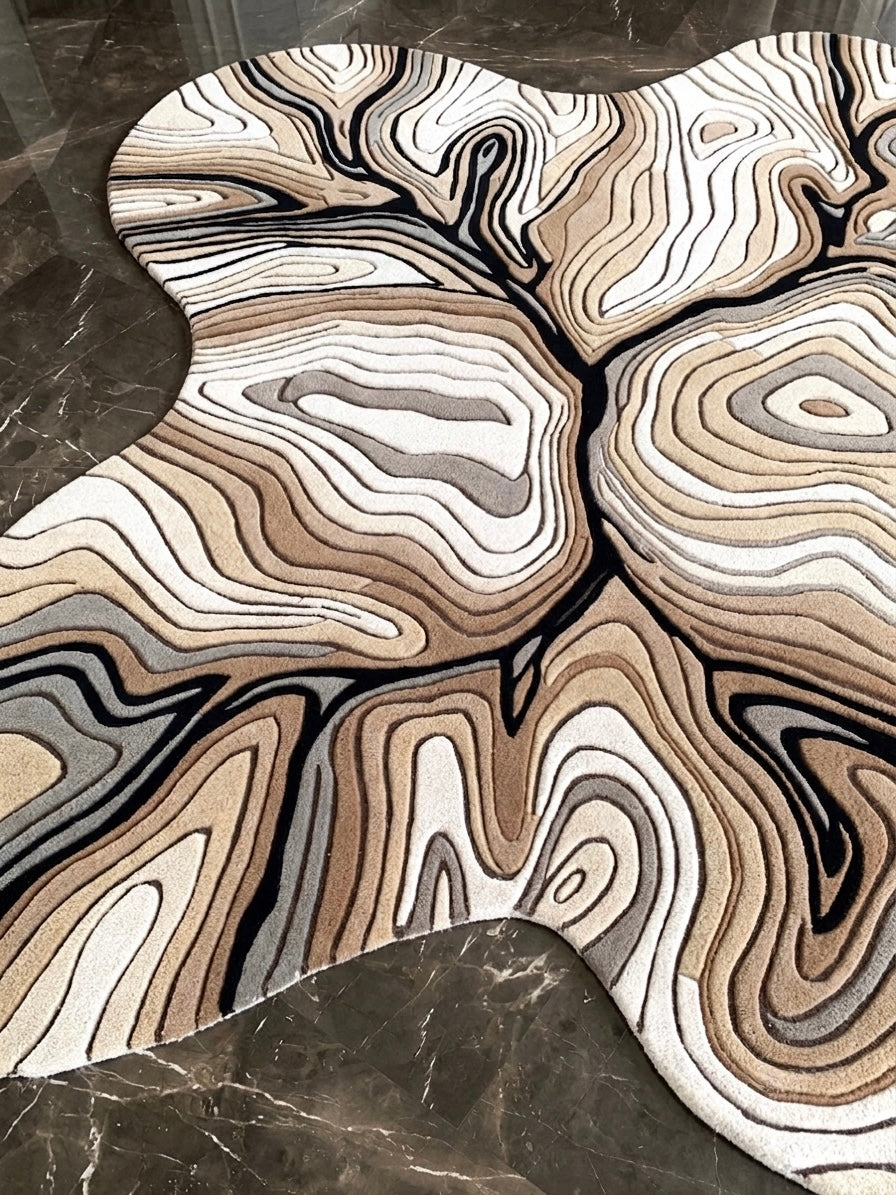 Terra Flow Rug | HandTufted Custom Rug