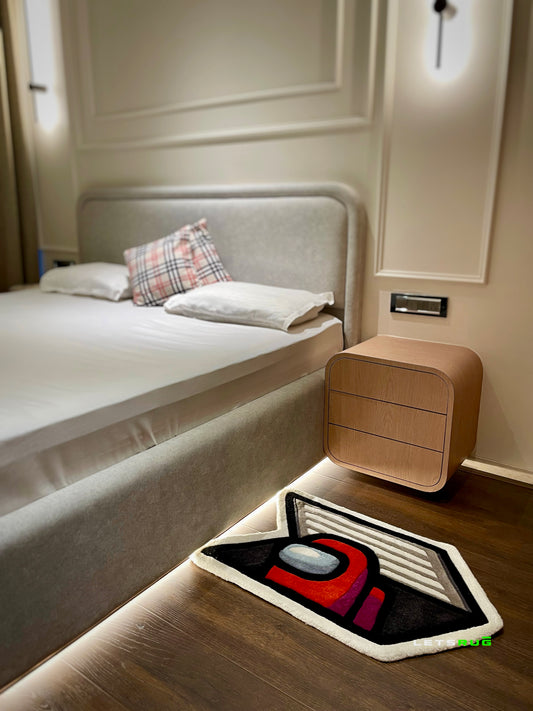 Game Bedside/Wall Hanging Rug | HandTufted Custom Rug