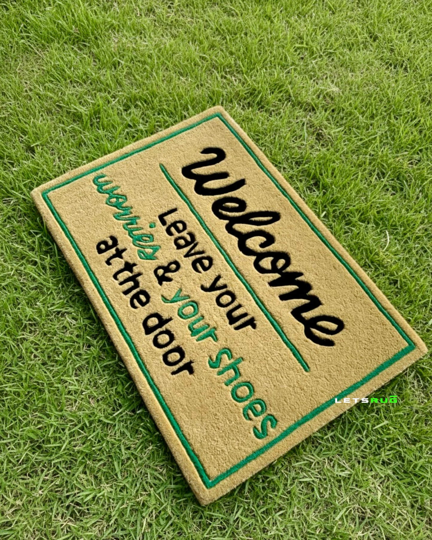 Welcome Door Rug | HandTufted Custom Rug