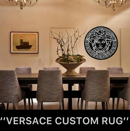 Versace Logo Rug by LetsRug