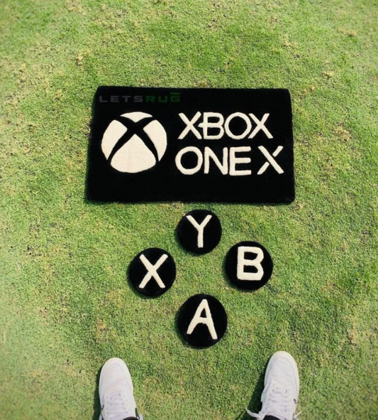 Xbox One X Logo with Buttons Rugby LetsRug