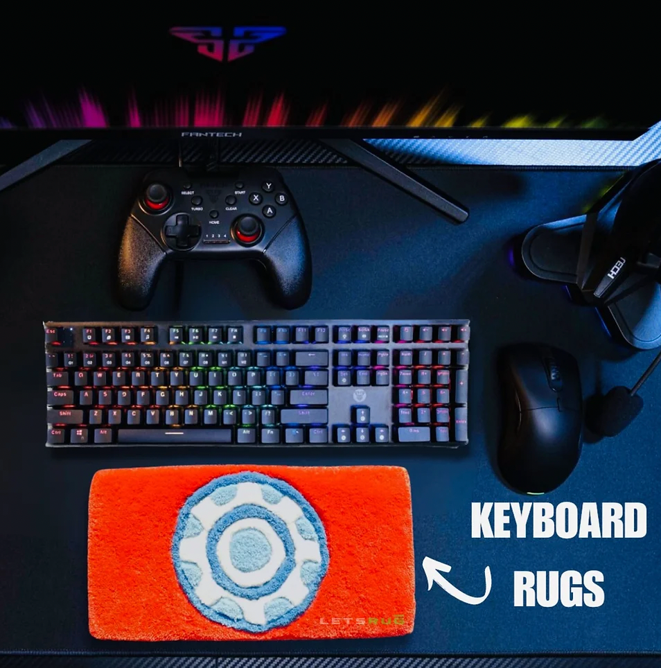 Fan Art Keyboard Rug 08 | LetsRug.in