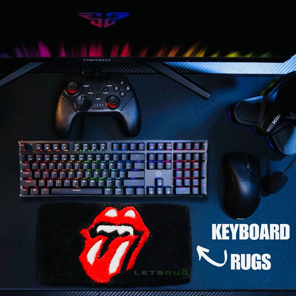 Tongue Keyboard Rug 06 | LetsRug.in