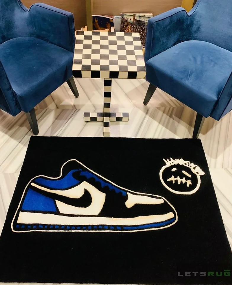 Custom Shoes Rug by LetsRug LETSRUG.IN