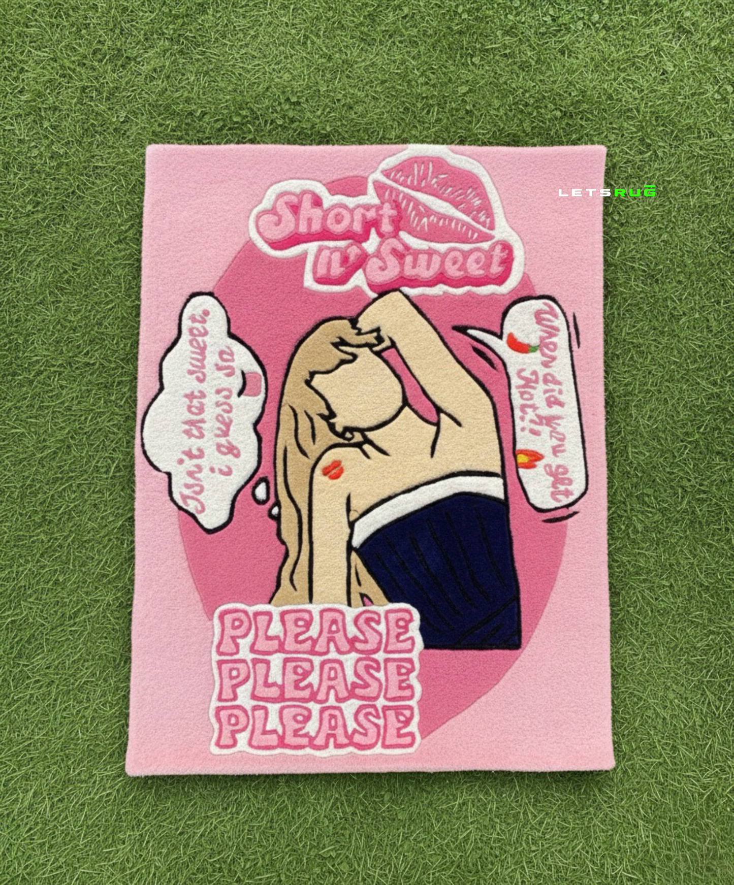 Please please please Rug | HandTufted Custom Rug