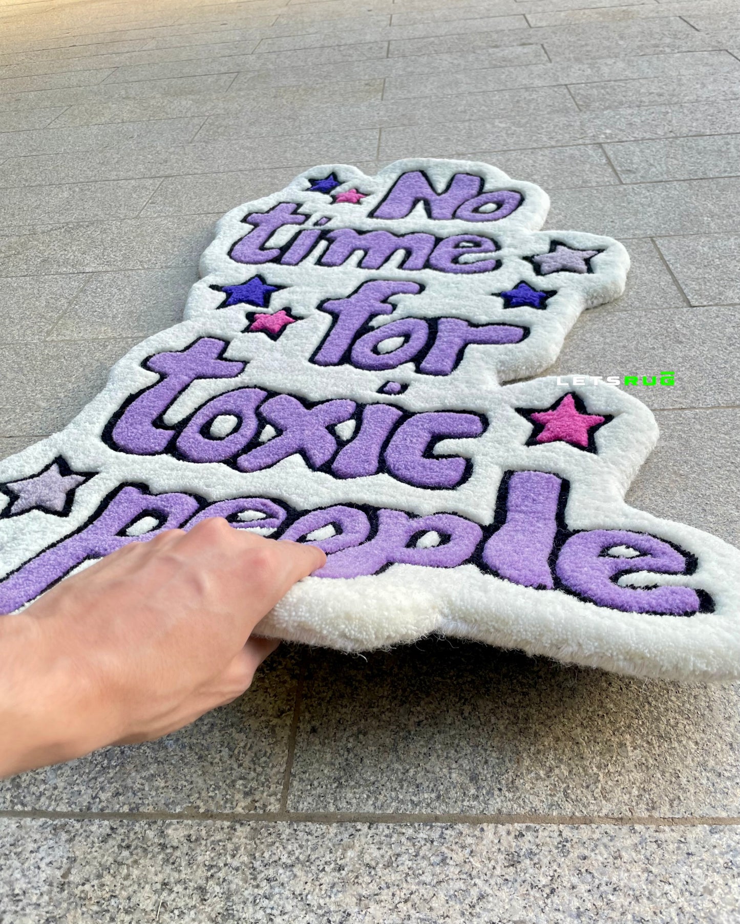 No Time For People Rug | HandTufted Custom Rug