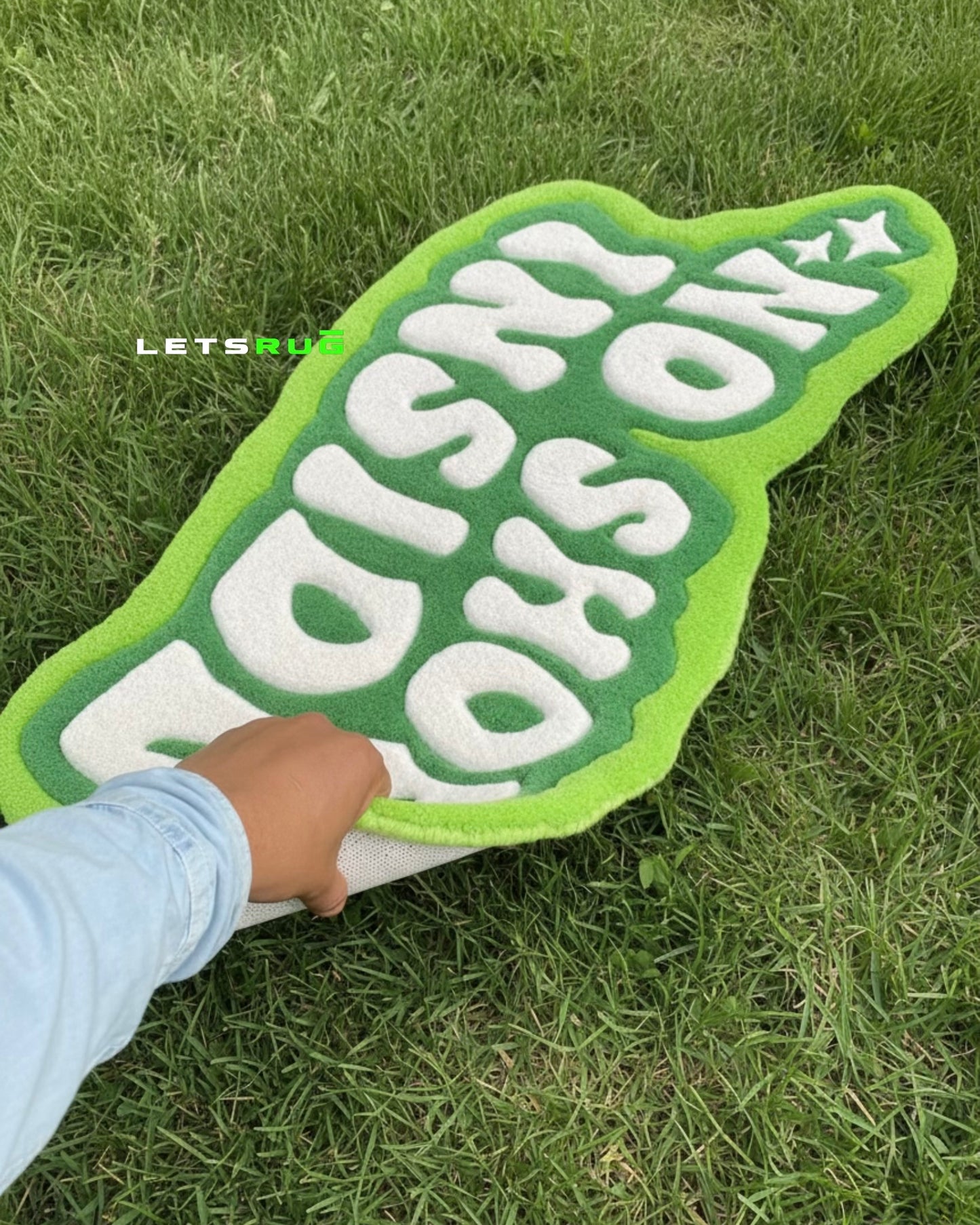 No Shoes Inside Rug | HandTufted Custom Rug