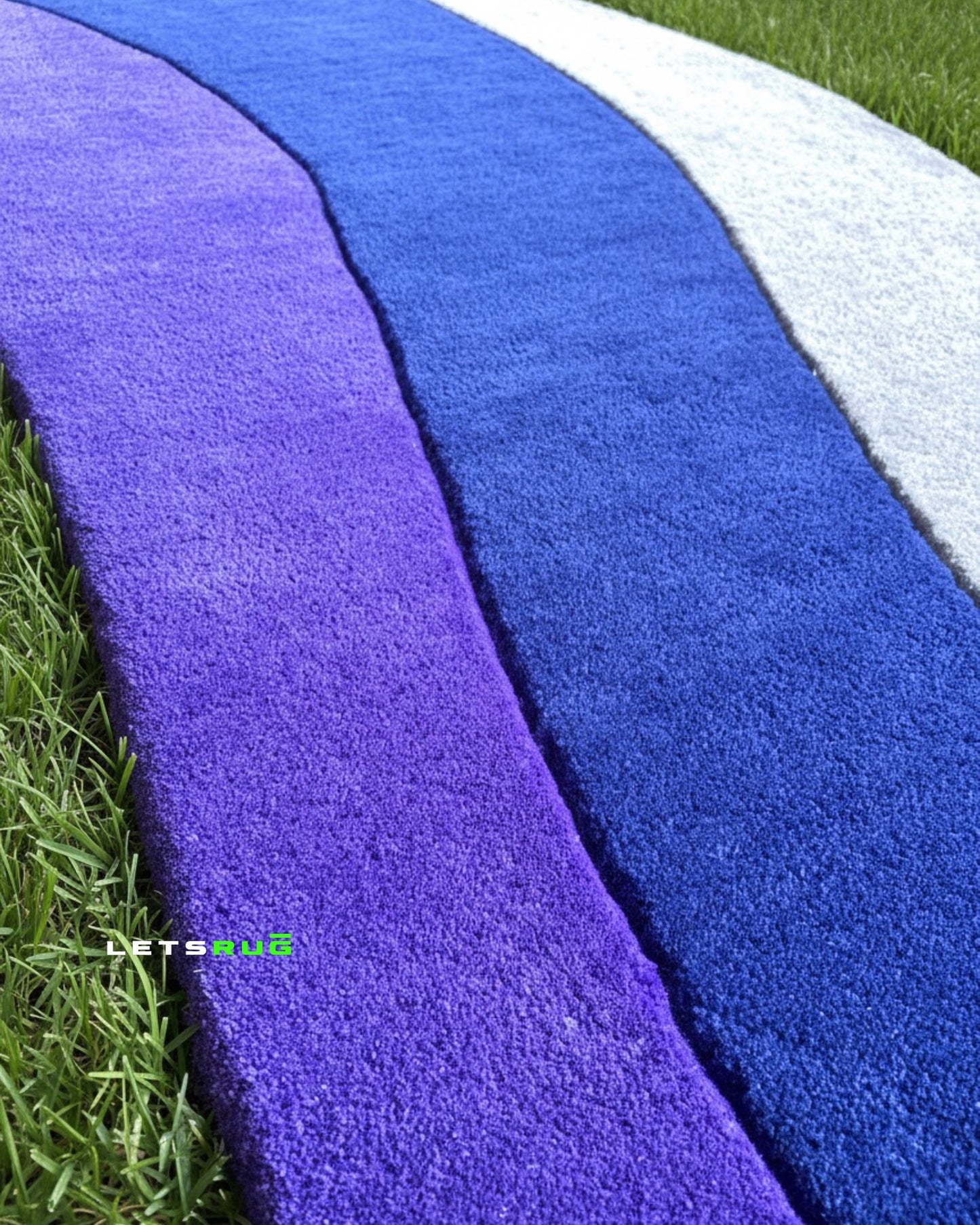 Wave Curves Tufted Rug | HandTufted Custom Rug