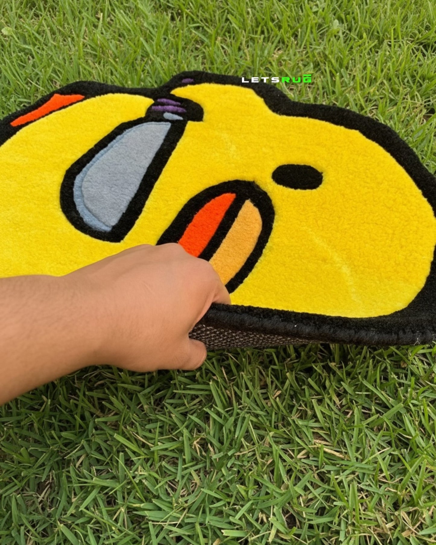 Duck with Knife Rug by LetsRug