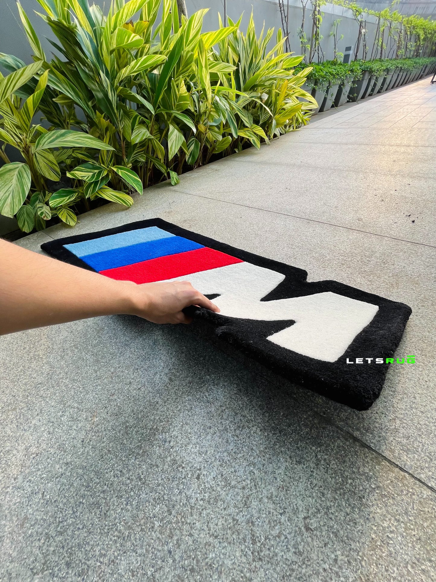 Luxury Sports Car Custom Rug by LetsRug