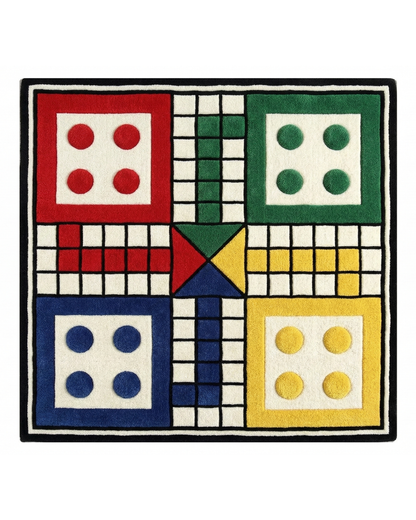Classic Ludo Rug | HandTufted Custom Rug