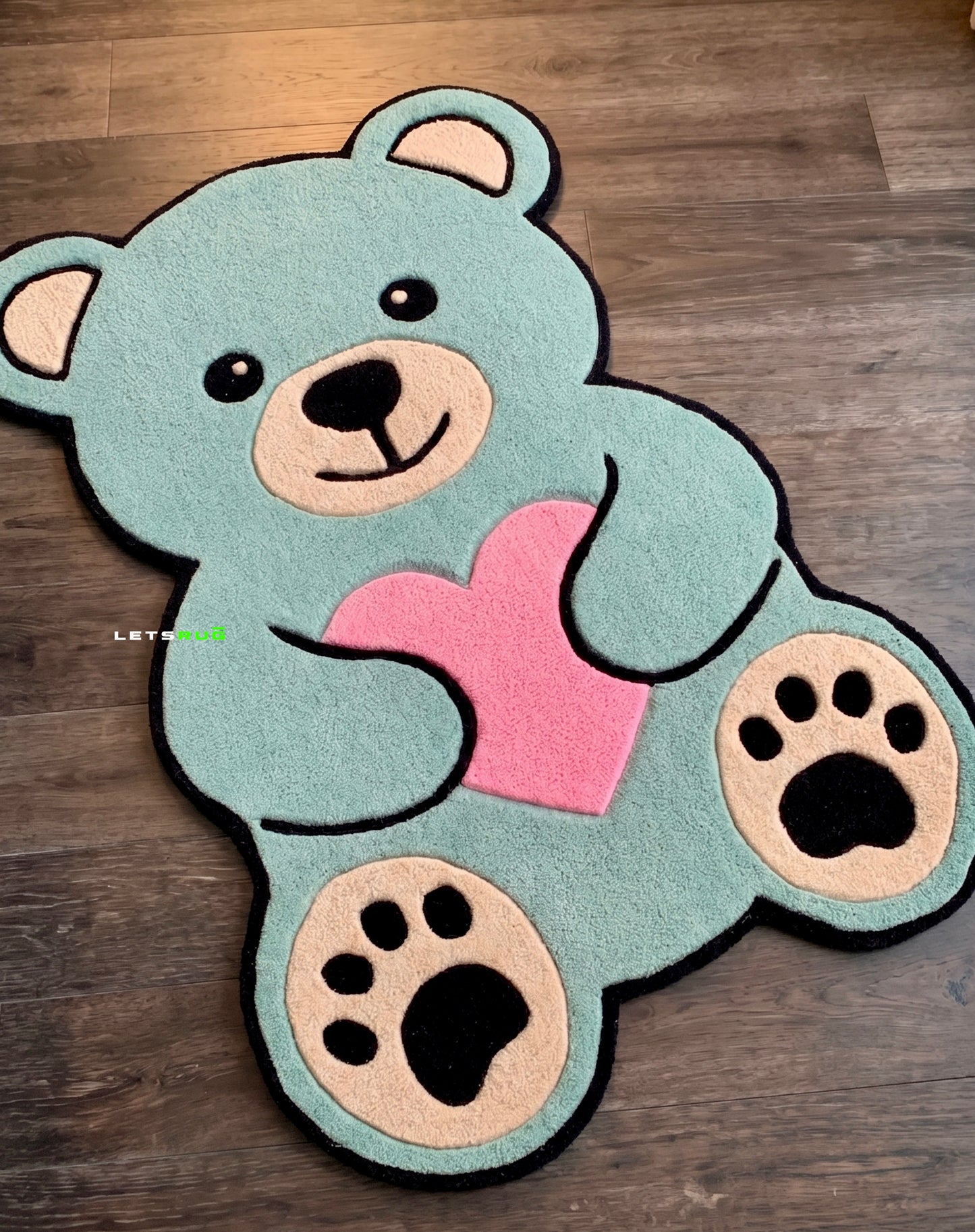 Teddy Love Rug | Handtufted | LetsRug.in