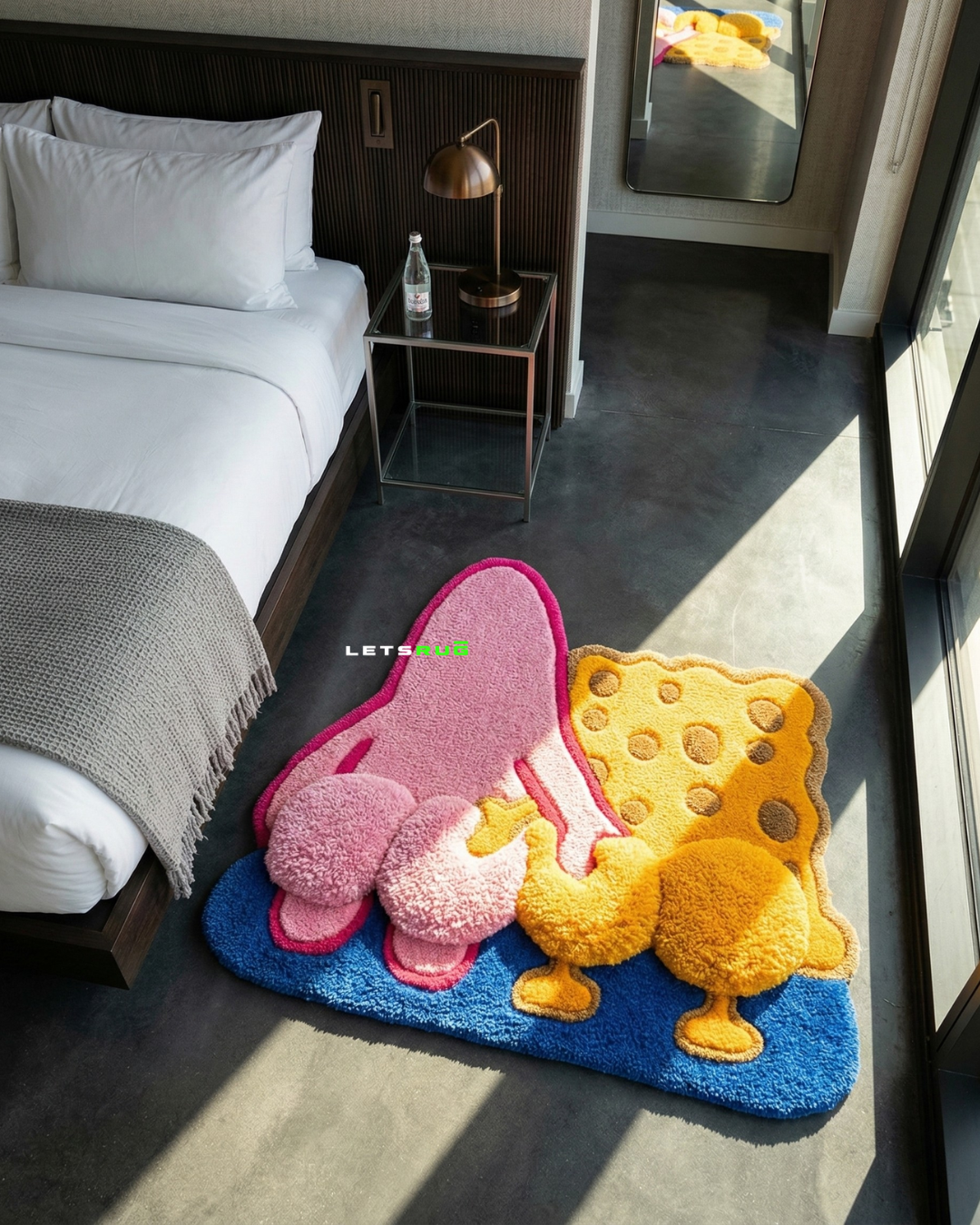 Spongey Rug Texture Cute Spongy high butt Rug | HandTufted Custom Rug – LETSRUG.IN