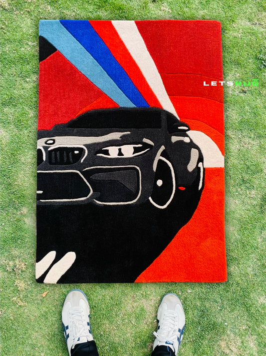 Sports Car Custom Rug | HandTufted Rug