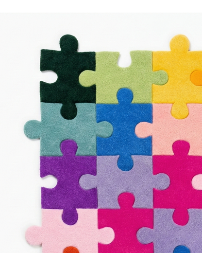 Pop Puzzle Rug | HandTufted Custom Rug