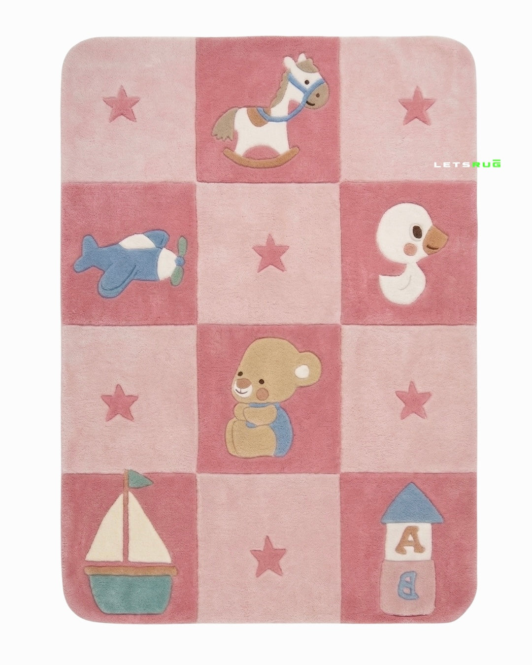 Baby Blocks Rug | HandTufted Custom Rug
