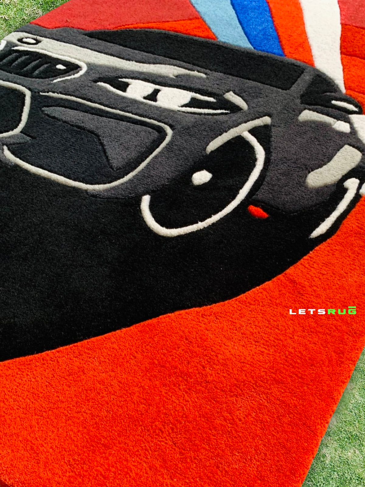 Bud Car Rug Sports Car Custom Rug | HandTufted Rug – LETSRUG.IN