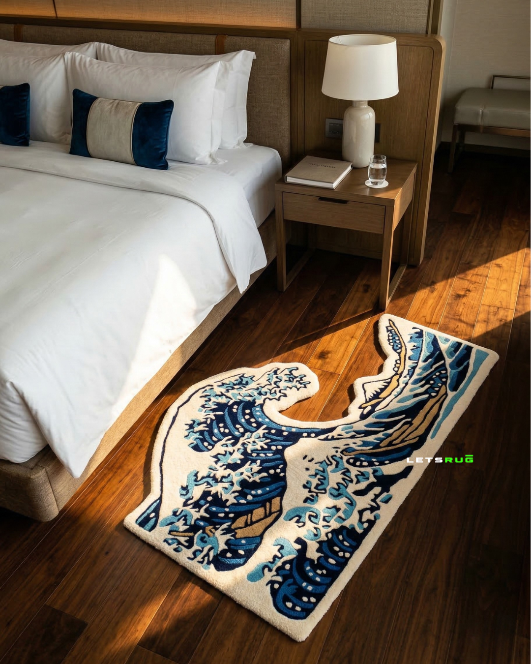 Great Wave Rug | HandTufted Custom Rug