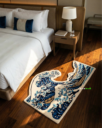 Great Wave Rug | HandTufted Custom Rug