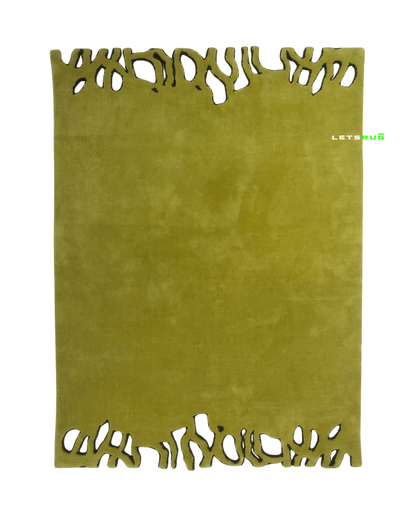 Olive Carved Rug | HandTufted Custom Rug