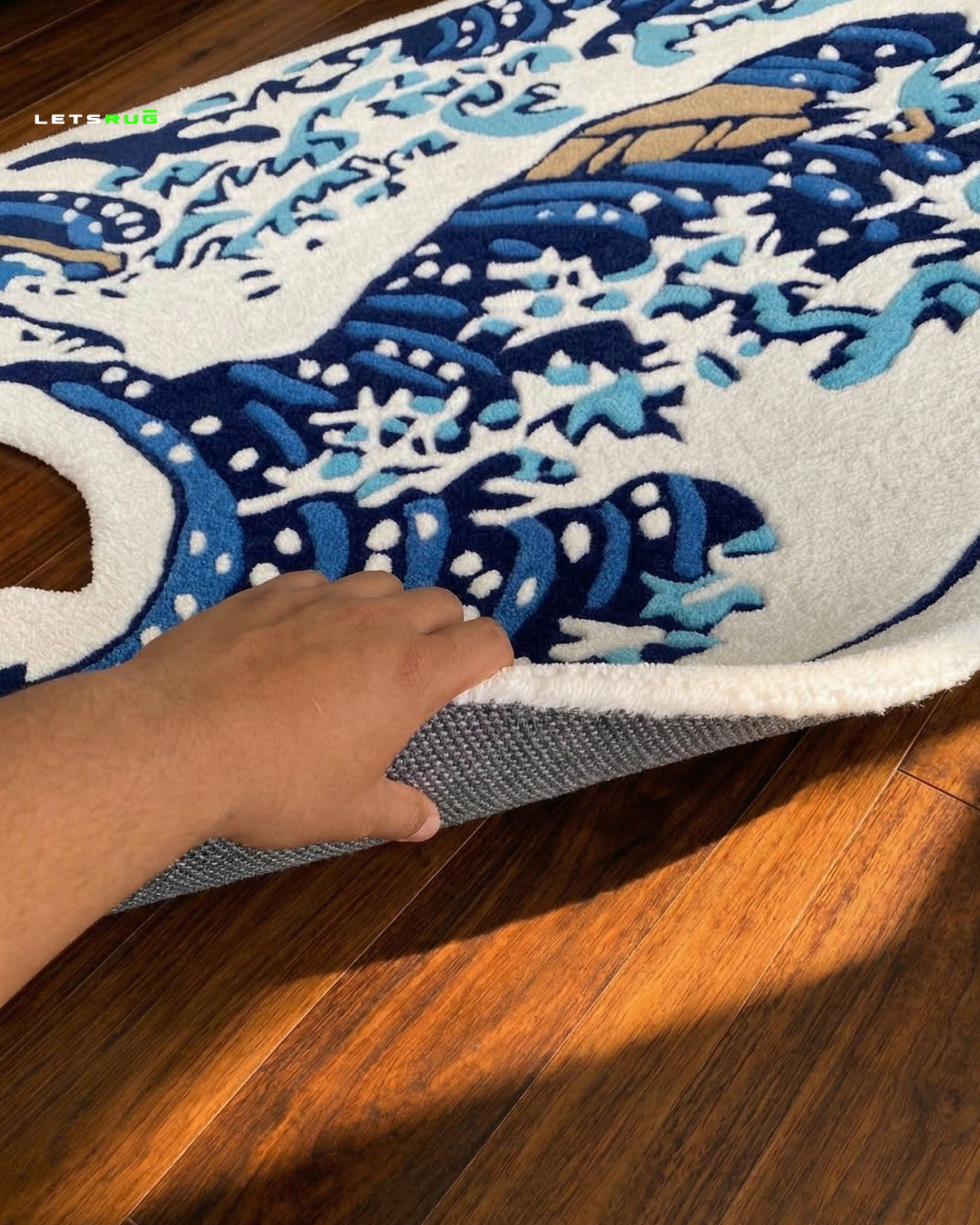 Great Wave Rug | HandTufted Custom Rug