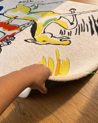 Painting Rug | HandTufted Rug