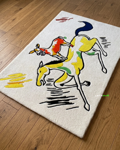 Painting Rug | HandTufted Rug