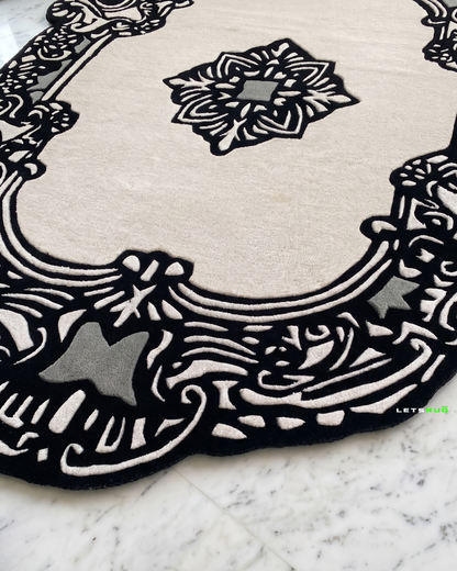 Victoria Frame Rug | HandTufted Custom Rug