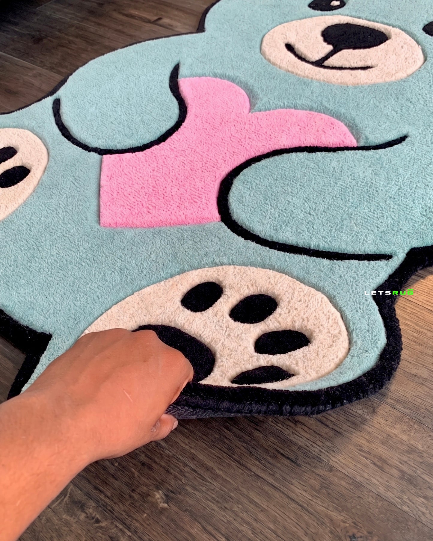 Teddy Love Rug | Handtufted | LetsRug.in