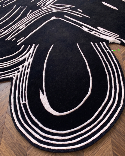 InkWave Rug | HandTufted Custom Rug