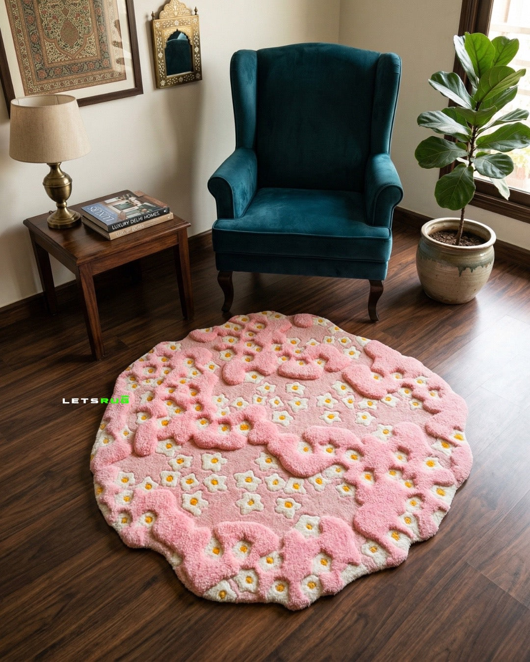 Blosson Cloud Layered Rug | HandTufted Custom Rug