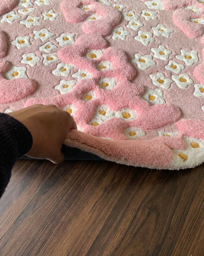 Blosson Cloud Layered Rug | HandTufted Custom Rug