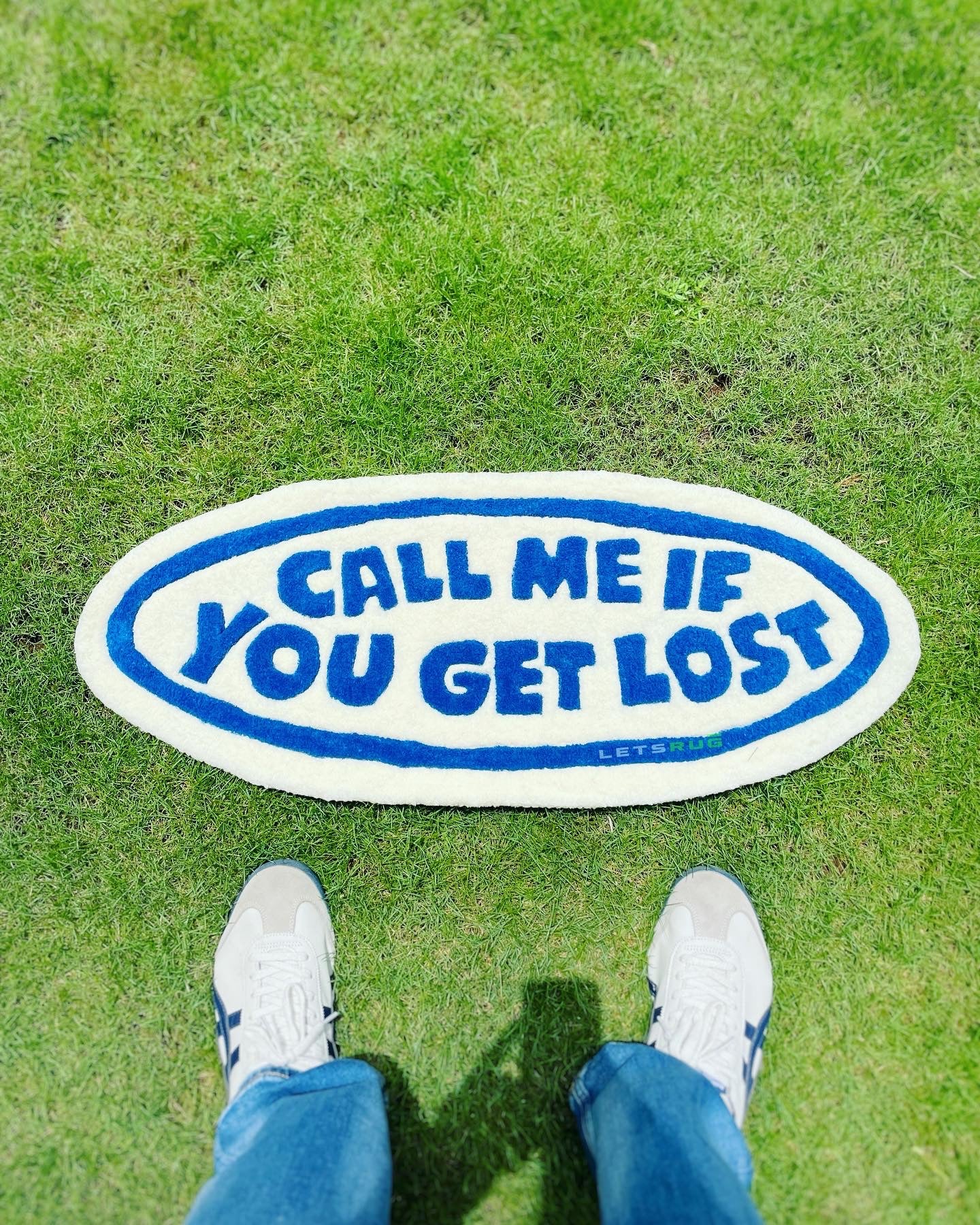 Call Me If You Get Lost Custom Rug | Aesthetic Home Decor  | LetsRug.in