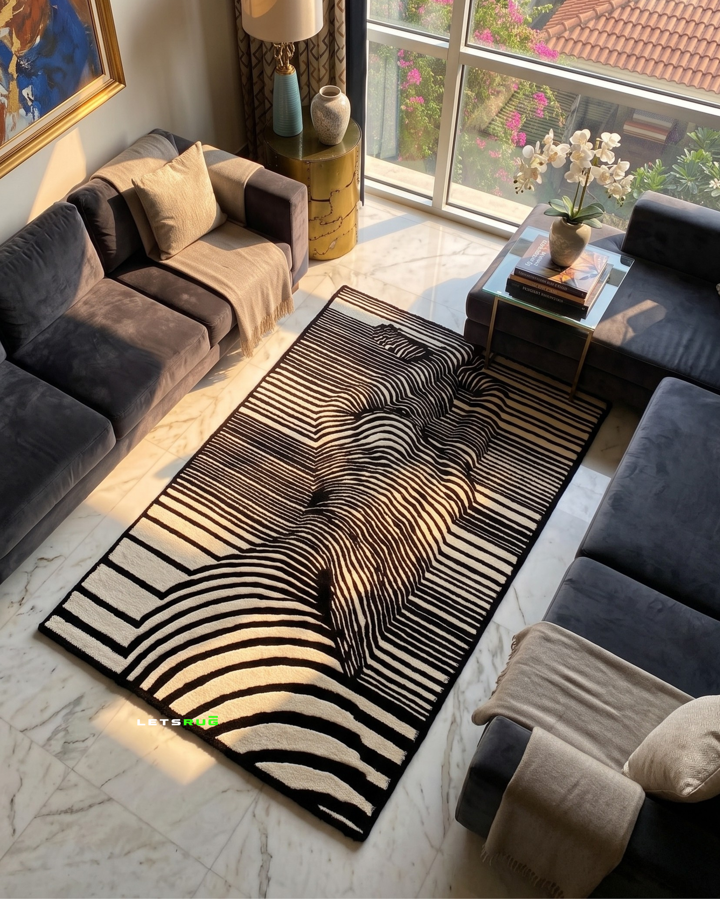 Infinity Line Rug | HandTufted Custom Rug