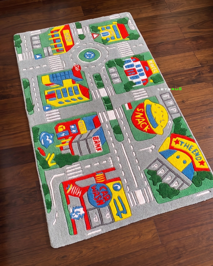 City Explorer Rug | HandTufted Custom Rug