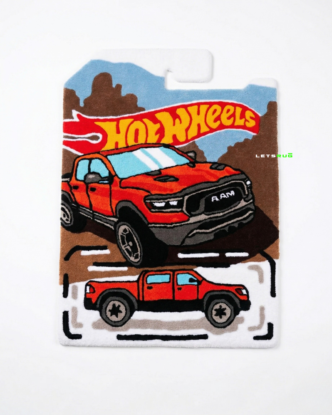 Car Rug 02 | HandTufted Custom Rug