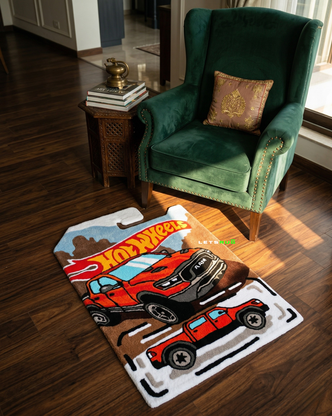 Unique Car Rug Car Rug 02 | HandTufted Custom Rug – LETSRUG.IN