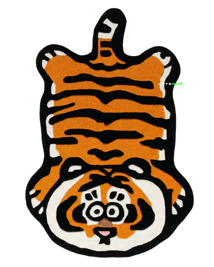 Cute Tiger | HandTufted Custom Rug