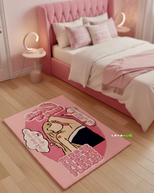 Please please please Rug | HandTufted Custom Rug