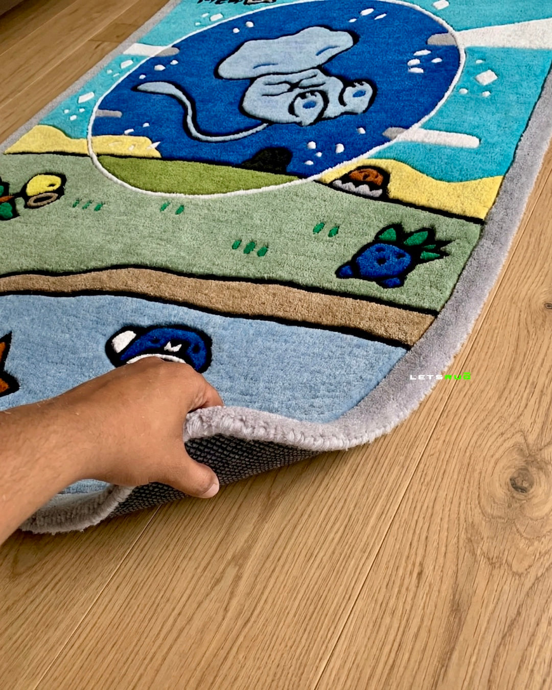 Poke Card Rug | HandTufted Custom Rug