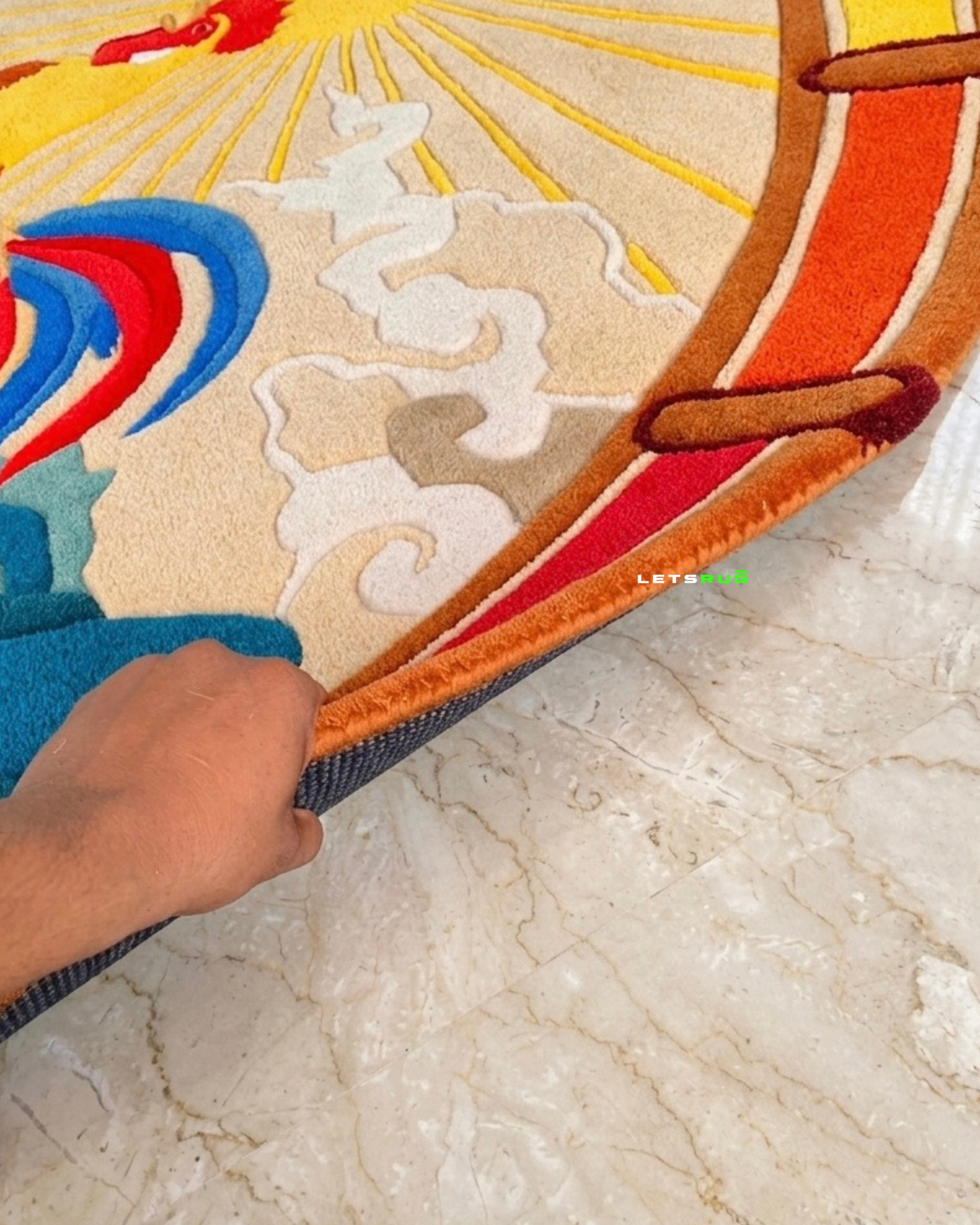 Morning Glory Rug | HandTufted Custom Rug