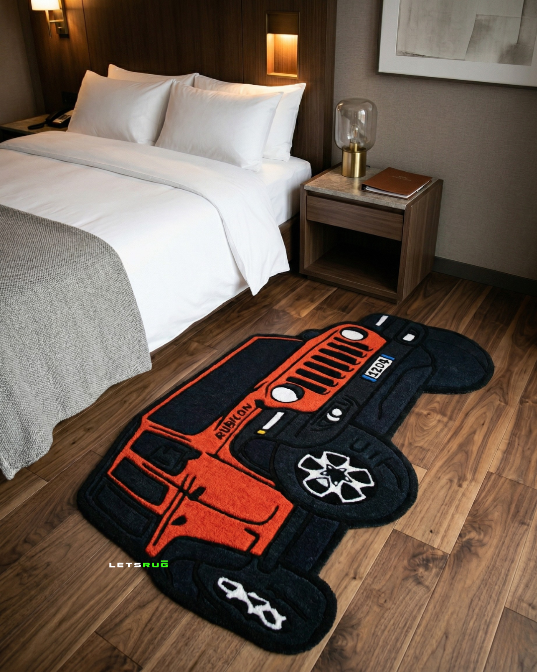 Car Rug Fancy Car Rug 03 | HandTufted Custom Rug – LETSRUG.IN